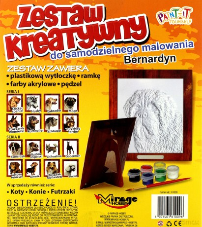 Zestaw kreatywny Seria Psy Bernardyn