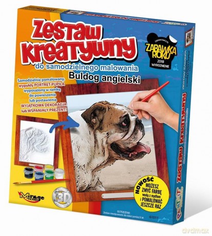 Zestaw kreatywny Seria Psy Buldog