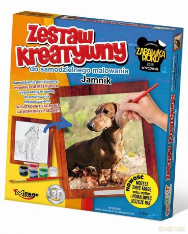 Zestaw kreatywny Seria Psy Jamnik