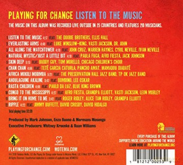 Playing for Change: Listen to the Music [CD]
