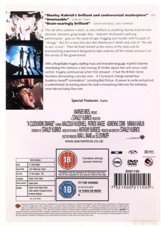 A Clockwork Orange [DVD]