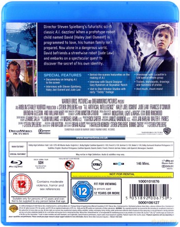 AI Artificial Intelligence [2xBlu-Ray]