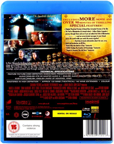 Angels & Demons (Anioły i demony) [Blu-Ray]