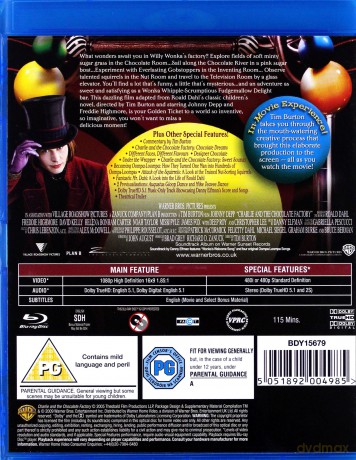 Charlie and the Chocolate Factory [Blu-Ray]
