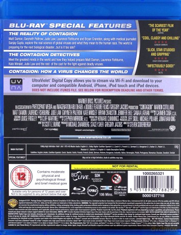 Contagion - Epidemia strachu [Blu-Ray]