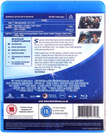 Crimson Tide [Blu-Ray]