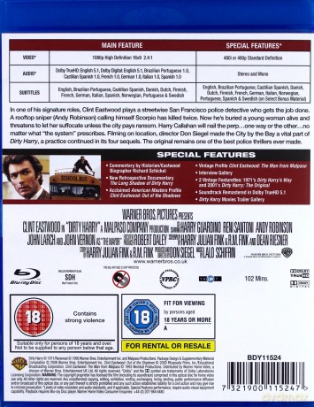 Dirty Harry [Blu-Ray]