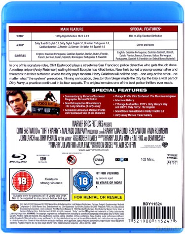 Dirty Harry [Blu-Ray]