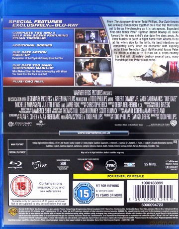 Due Date [Blu-Ray]