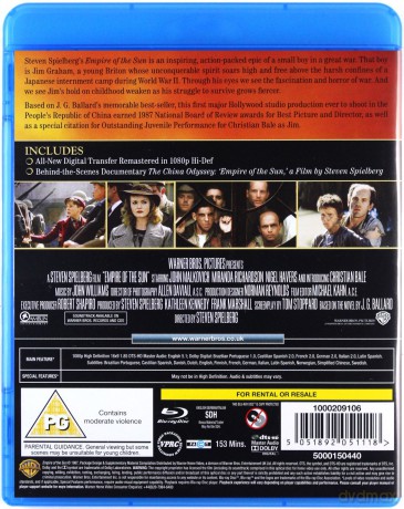 Empire Of The Sun [Blu-Ray]