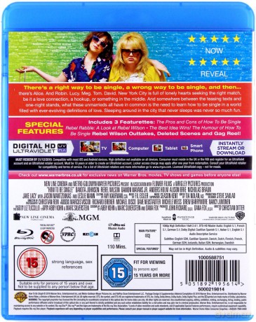How To Be Single [Blu-Ray]