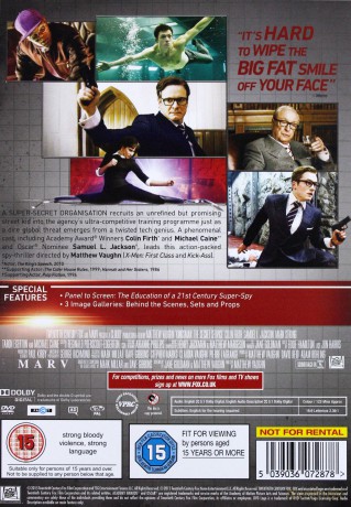 Kingsman The Secret Service (Kingsman: Tajne służby) [DVD]