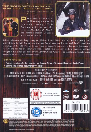 Mccabe And Mrs Miller [DVD]