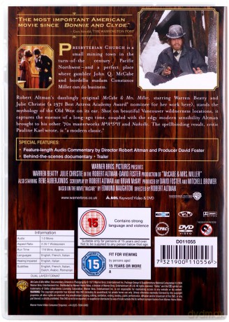 Mccabe And Mrs Miller [DVD]