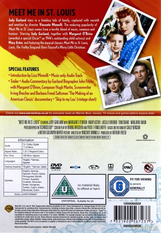 Meet Me In St Louis (Spotkamy się w St. Louis) [DVD]