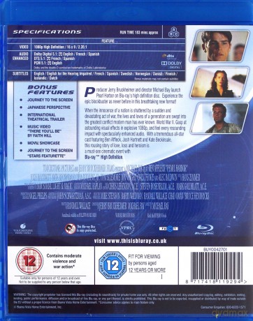 Pearl Harbor [Blu-Ray]