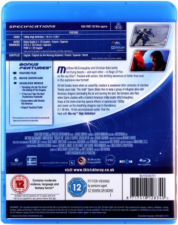 Reign of Fire [Blu-Ray]