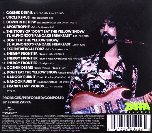 Frank Zappa: The Crux Of The Biscuit [CD]