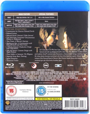 The Last Samurai [Blu-Ray]