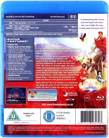 Tinker Bell The Lost Treasure [Blu-Ray]