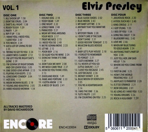Elvis Presley: Ultimate vol. 1 [4CD]