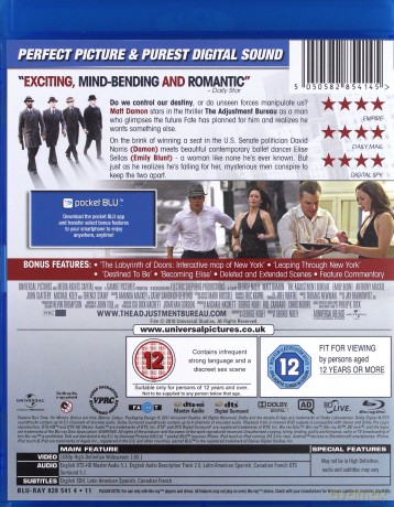 Adjustment Bureau [Blu-Ray]