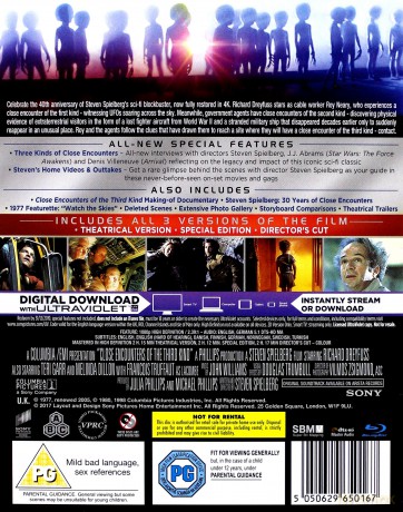 Close Encounters Of The Third Kind (40th Anniversary) [Blu-Ray]