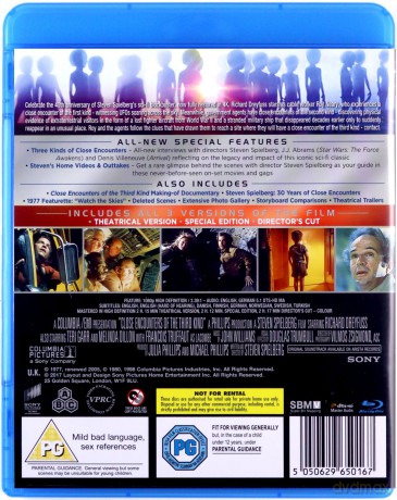 Close Encounters Of The Third Kind (40th Anniversary) [Blu-Ray]