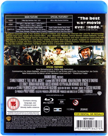 Full Metal Jacket [Blu-Ray]