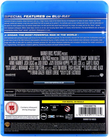 J. Edgar [Blu-Ray]