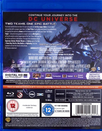 Justice League Vs Teen Titans [Blu-Ray]