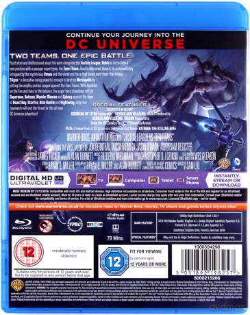 Justice League Vs Teen Titans [Blu-Ray]