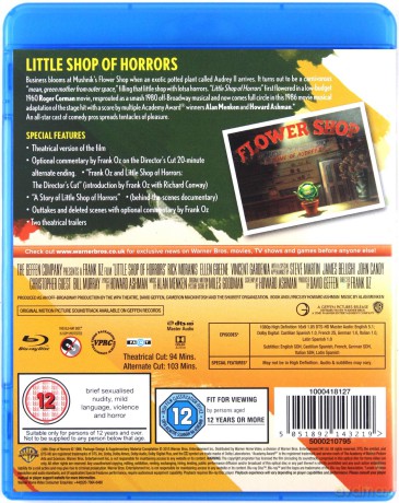 Little Shop of Horrors (Krwiożercza roślina) [Blu-Ray]