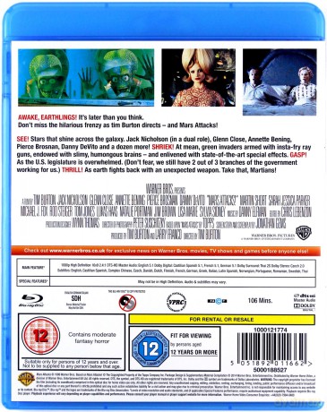 Mars Attacks [Blu-Ray]