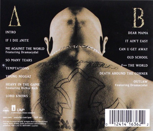 2pac: Me Against The World [CD]