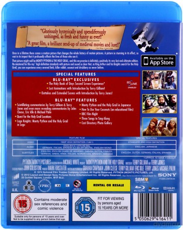 Monty Python And The Holy Grail [Blu-Ray]