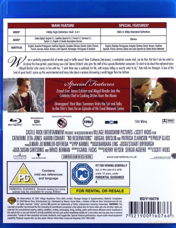 No Reservations [Blu-Ray]