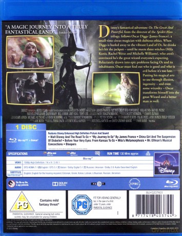 Oz - The Great And Powerful [Blu-Ray]
