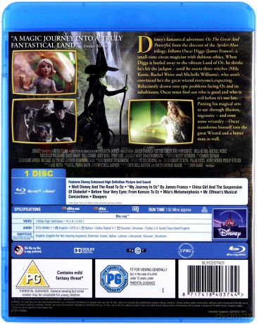 Oz - The Great And Powerful [Blu-Ray]