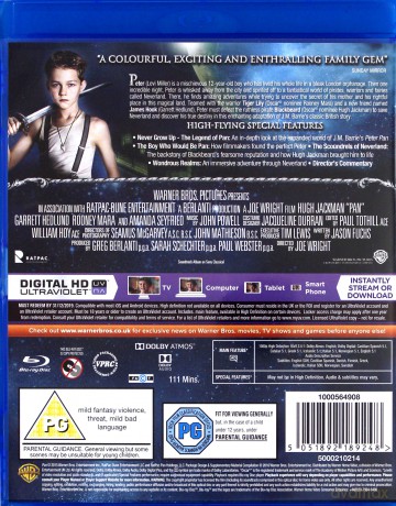 Pan [Blu-Ray]