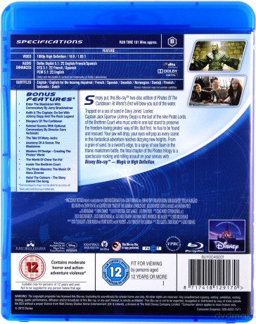 Pirates of the Caribbean 3: At World's End [2xBlu-Ray]