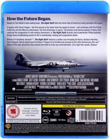 Right Stuff (Pierwszy krok w kosmos) [Blu-Ray]