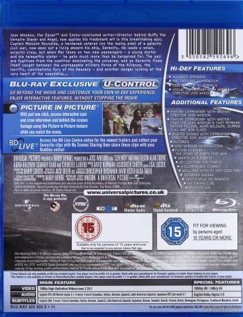Serenity [Blu-Ray]