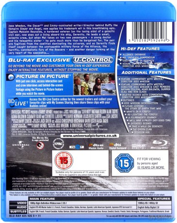Serenity [Blu-Ray]