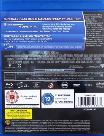 Sherlock Holmes [Blu-Ray]