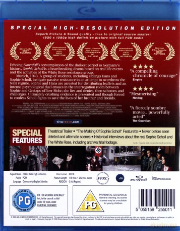 Sophie Scholl (Special Edition) [Blu-Ray]