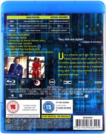 Swordfish [Blu-Ray]