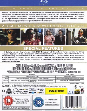 Taxi Driver [Blu-Ray]