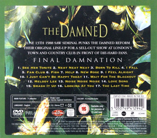 The Damned: Final Damnation [CD]+[DVD]