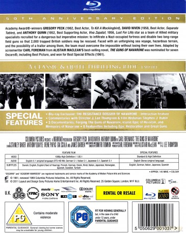The Guns Of Navarone (Działa Navarony) [Blu-Ray]